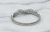 Exquisite 925 Sterling Silver Chevron Lace Ring