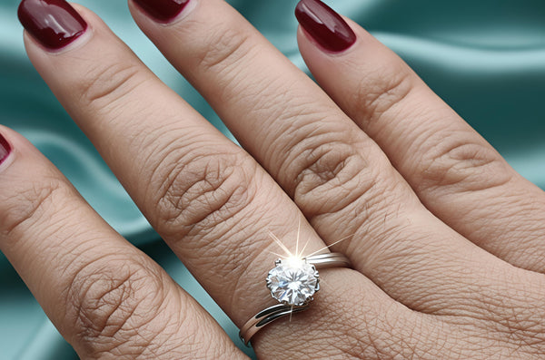Elegant Adjustable Solitaire Ring