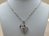 Elegant Heart Pendant Necklace (92.5 Sterling Silver)