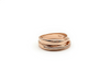 Rose Gold Finish Multi-Layered Designer Ring