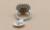 Orisil Jewels Heart-in-Bloom Statement Ring – 92.5 Sterling Silver