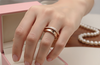 Rose Gold Finish Multi-Layered Designer Ring