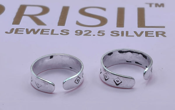 Orisil Jewels™ 925 Sterling Silver Ethnic Toe Rings