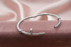 Iconic 925 Sterling Silver Nail Bracelet
