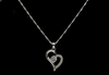 Elegant Heart Pendant Necklace (92.5 Sterling Silver)