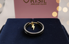 Orisil Electrifying Lightning Motif Statement Ring