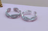 Orisil Jewels™ Braided Infinity Silver Toe Rings