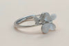 Orisil Jewels: Silver Butterfly & Flower Ring Crafted in 92.5 Silver