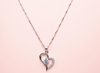 Elegant Heart Pendant Necklace (92.5 Sterling Silver)