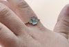 Orisil Jewels: Dainty Four-Leaf Clover Sparkle Ring Crafted with Pure 92.5 Sterling Silver