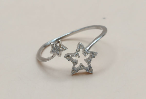 Orisil Jewels: Minimalist Sunburst Adjustable Ring.