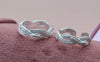 Orisil Jewels™ Braided Infinity Silver Toe Rings
