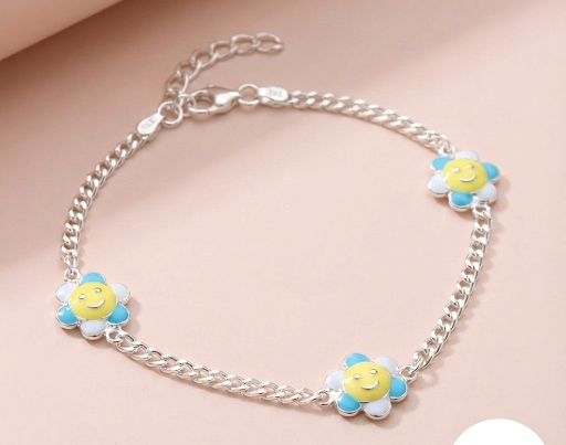 Little smiles 😊 Silver Anklet