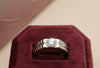 92.5 Sterling Silver Modern Solitaire Gents Ring.