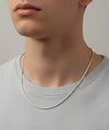 92.5 Sterling Silver Sleek Snake Chain.