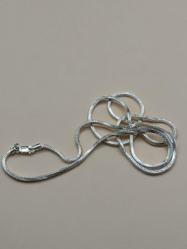 92.5 Sterling Silver Sleek Snake Chain