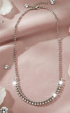 92.5 Sterling Silver Crystal Fancy Chain