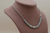 92.5 Sterling Silver Crystal Fancy Chain