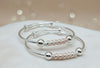 92.5 Sterling Silver Adjustable Baby Kada.