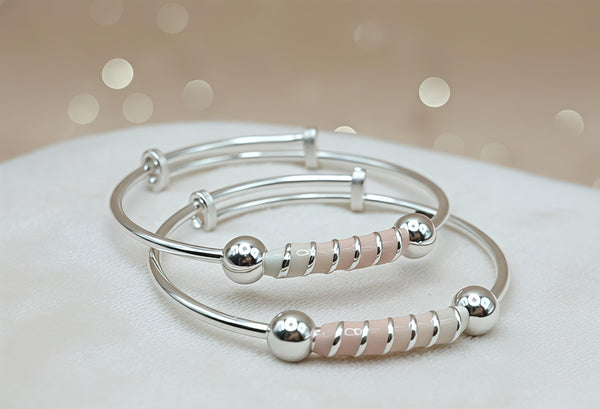 92.5 Sterling Silver Adjustable Baby Kada.