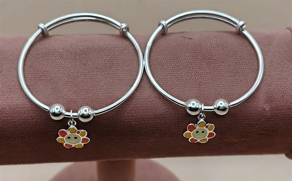 92.5 Sterling Silver Adjustable Baby Kada