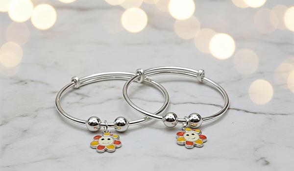 92.5 Sterling Silver Adjustable Baby Kada