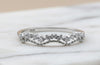 Exquisite 925 Sterling Silver Chevron Lace Ring