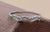 Exquisite 925 Sterling Silver Chevron Lace Ring