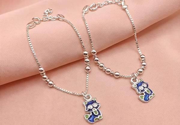 Baby Anklet(Cool Cat 😺 Charm)