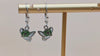 92.5 Sterling Silver Animal Enamel Drop Earrings