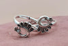 Designer Silver Toe Rings (92.5 Purity)