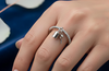 Enchanting Lock & Key Charm Ring