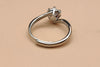 Elegant Adjustable Solitaire Ring