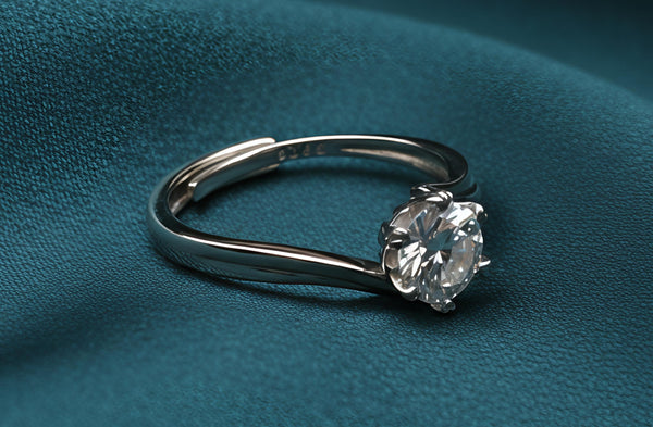 Elegant Adjustable Solitaire Ring