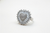 Orisil Jewels Heart-in-Bloom Statement Ring – 92.5 Sterling Silver