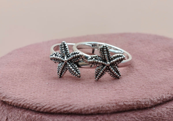 Designer Silver Toe Rings (92.5 Purity)