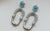 Orisil Jewels: Iconic 92.5 Silver Turquoise Statement Drops Earring.