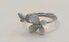 Orisil Jewels: Silver Butterfly &amp; Flower Ring Crafted in 92.5 Silver