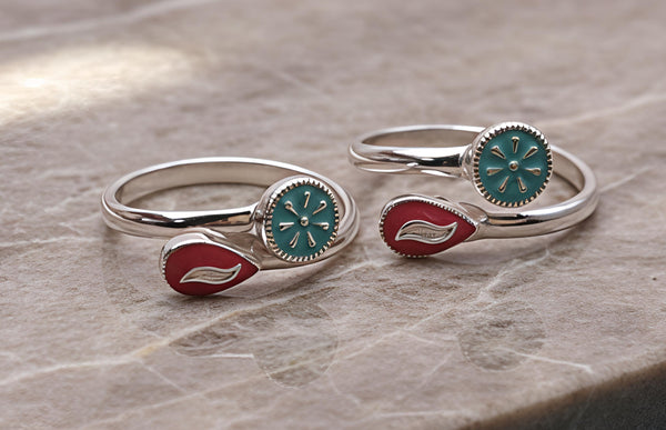 Elegant Adjustable Silver Toe Rings