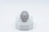 Orisil Jewels Majestic Floral Bloom Statement Ring – 92.5 Sterling Silver.