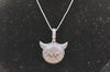 Sparkling Devil Pendant Necklace