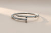 Iconic 925 Sterling Silver Nail Bracelet