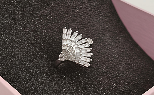 Stealing Silver Sunburst ring